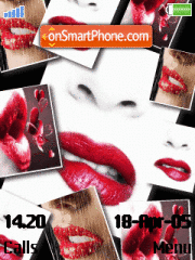 Red Lips Theme-Screenshot