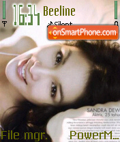 Sandra Dewi theme screenshot