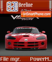 Скриншот темы Dodge Viper 08