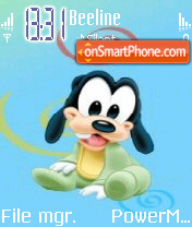 Disneybaby tema screenshot