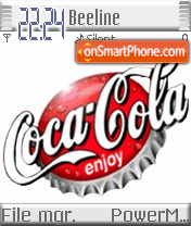 Скриншот темы Coca Cola Theme
