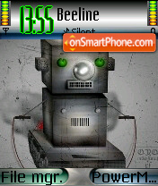 Capture d'écran Robot thème