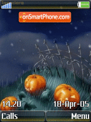 Halloween theme screenshot