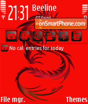 Dragon theme screenshot