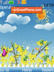 Spring Day animated tema screenshot