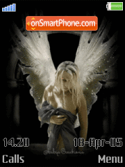 Black Angel tema screenshot