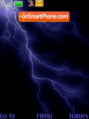 Animated Storm tema screenshot