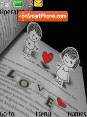 Love Book theme screenshot