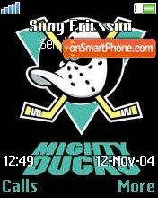 Anaheim Migthy Ducks theme screenshot