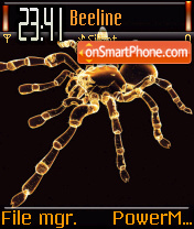 Spiderneon tema screenshot