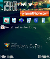 Capture d'écran Windows 7 V1 def thème