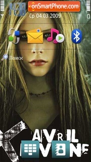 Avril Lavigne 17 tema screenshot