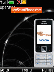 Скриншот темы Nokia 6300 animated