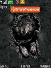 Dark Wolf tema screenshot