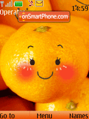 Capture d'écran Orange Animated thème