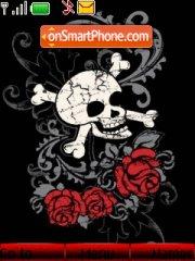 Skull and Roses tema screenshot