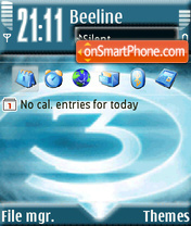 Halo3 Digital tema screenshot