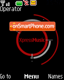 Скриншот темы Red express music