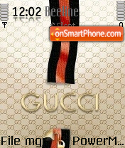 Скриншот темы Gucci