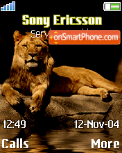 Lion tema screenshot