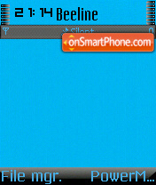 Monoblue theme screenshot