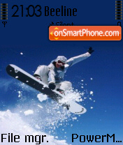 Snowboard 04 theme screenshot