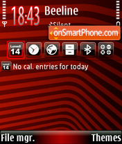 Red Xpress theme screenshot