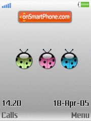 Ladybird Animated theme screenshot