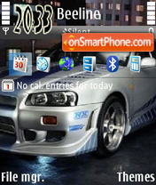 Nissan Skyline theme screenshot