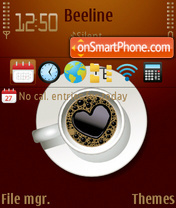 Скриншот темы Coffee Time