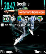 Tecktonik 01 tema screenshot