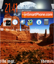 Desert 03 tema screenshot