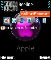 Apple 08 es el tema de pantalla