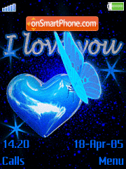 Animated Love theme screenshot