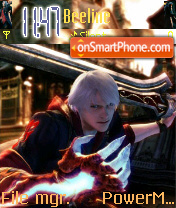 Dante vs Nero tema screenshot