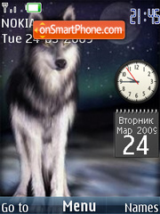 SWF CalendarClock tema screenshot