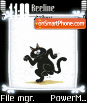Animated Dancing Cat tema screenshot