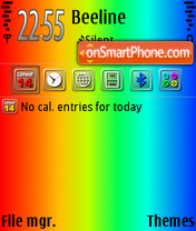 Colorful Day 2 theme screenshot