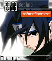 Скриншот темы Sasuke 06