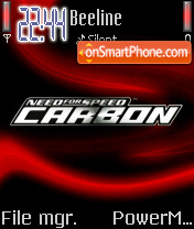 Nfs Carbon 10 theme screenshot