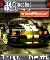 Mustang V2 01 tema screenshot
