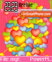 World Of Hearts theme screenshot