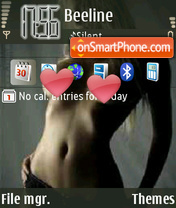 Capture d'écran Girl's Body thème