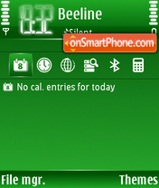 Capture d'écran Green Cutter thème