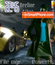 Nfs Carbon 11 theme screenshot
