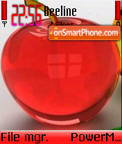 Red Apple 01 es el tema de pantalla