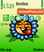 Capture d'écran Emotions Flower thème