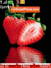 Скриншот темы Strawberries Animated