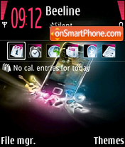Nokia N96 01 tema screenshot
