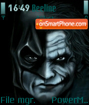 Скриншот темы Batman Joker